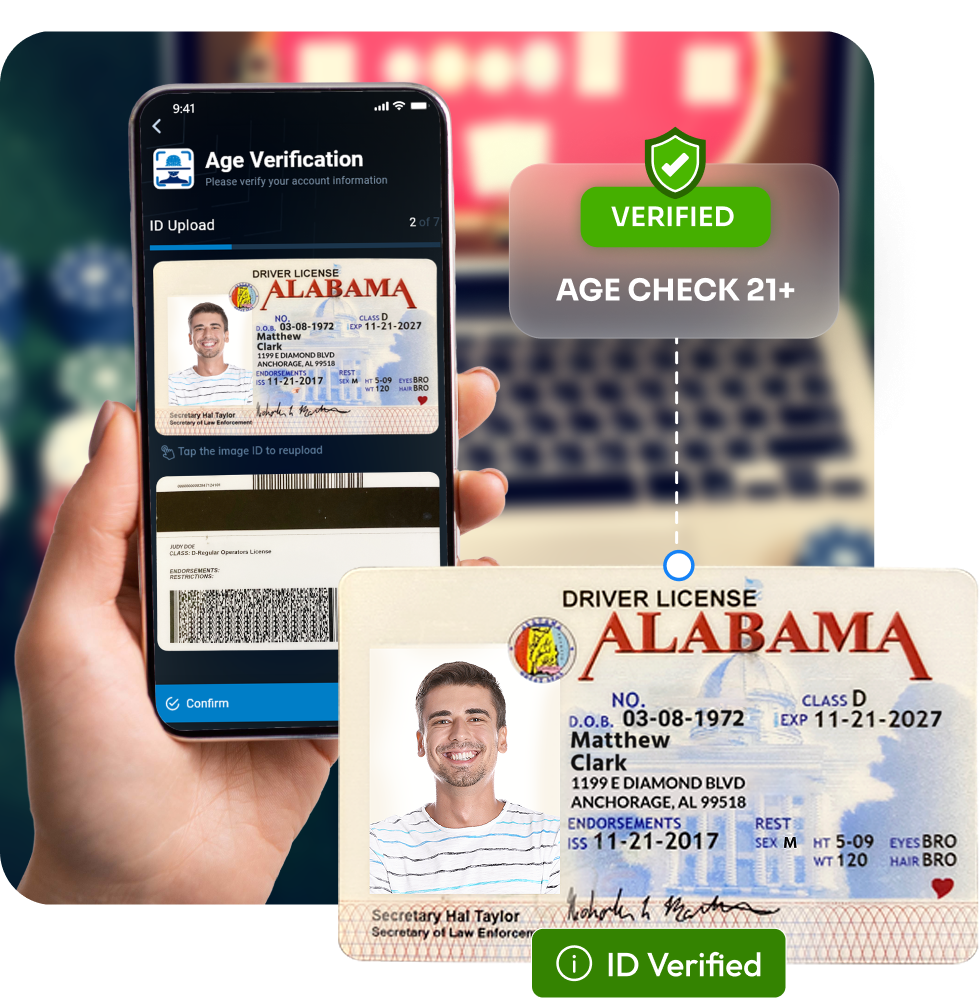 Trusted Identity Verification for  <br /><span>Online Gambling Platforms</span>